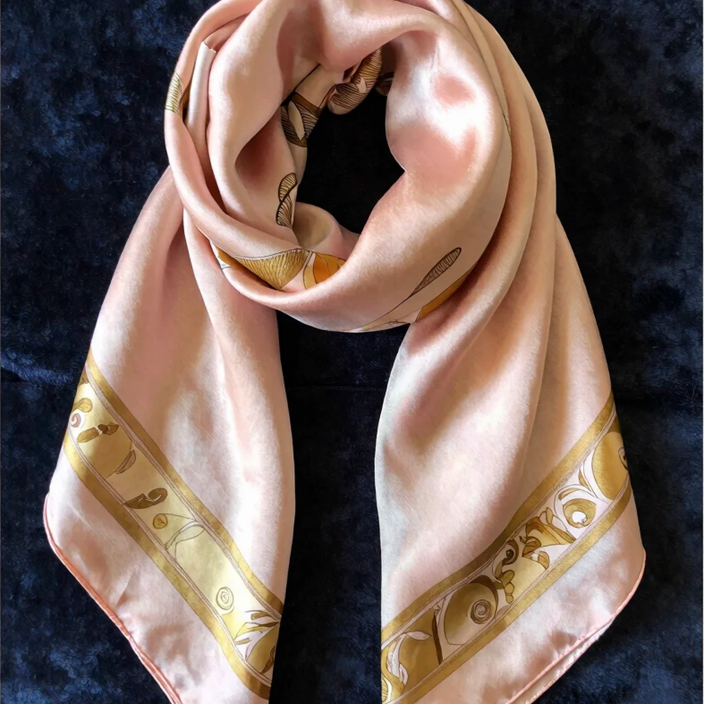 Silk Floral Ballet Gala Scarf